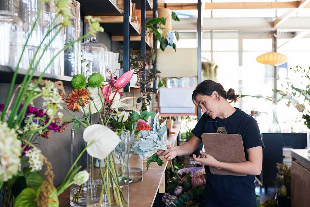 Person som jobbar inom handel